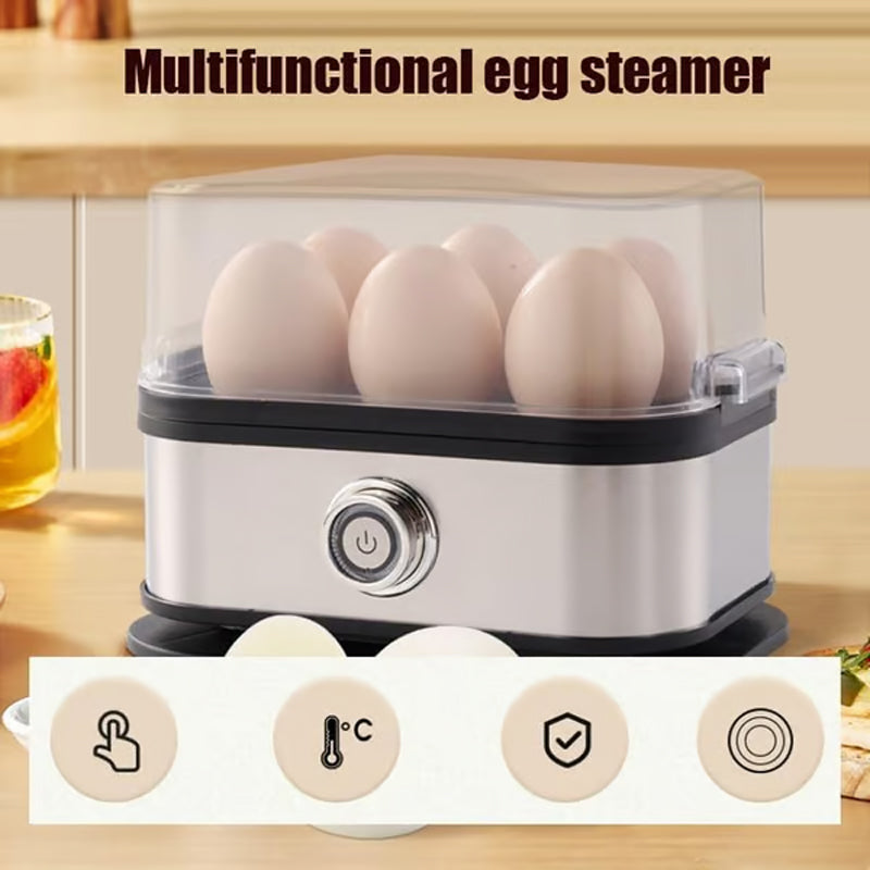 🥚 50% Rabatt! Edelstahl Eierkocher – mini, tragbar & multifunktional für schnelles Frühstück