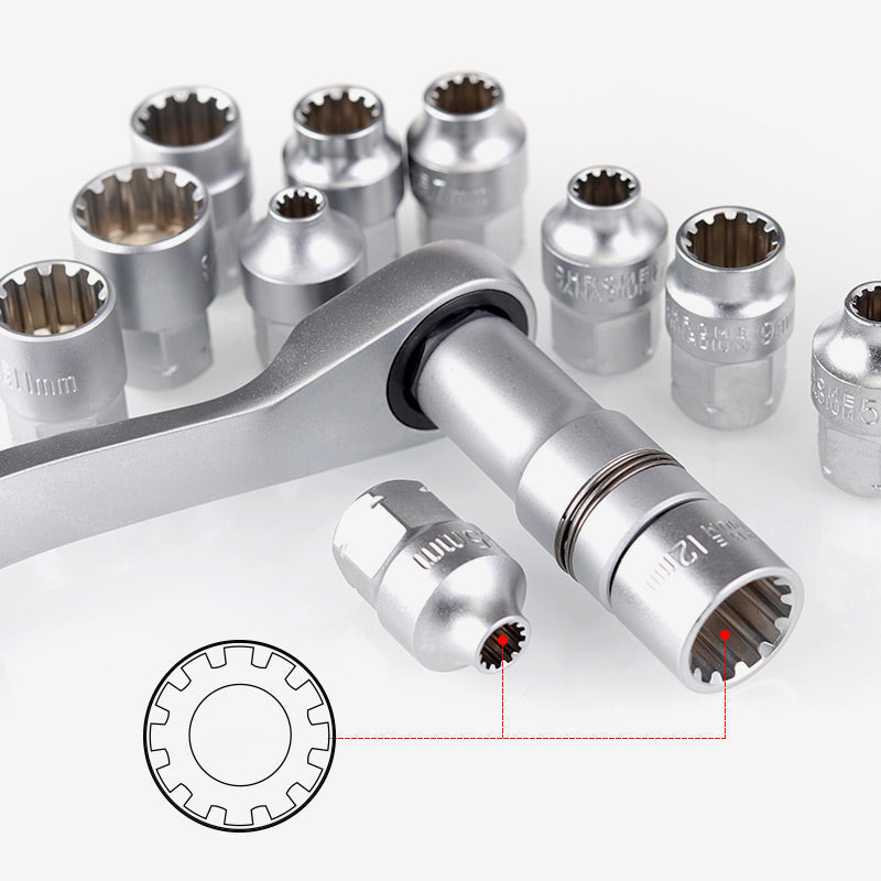 🔧 50% RABATT! 🛠️ 17/29-teiliges Ratschen-Steckschlüssel-Set – Kompakt, vielseitig & robust – Ideal für Heimwerker & Profis ⚡