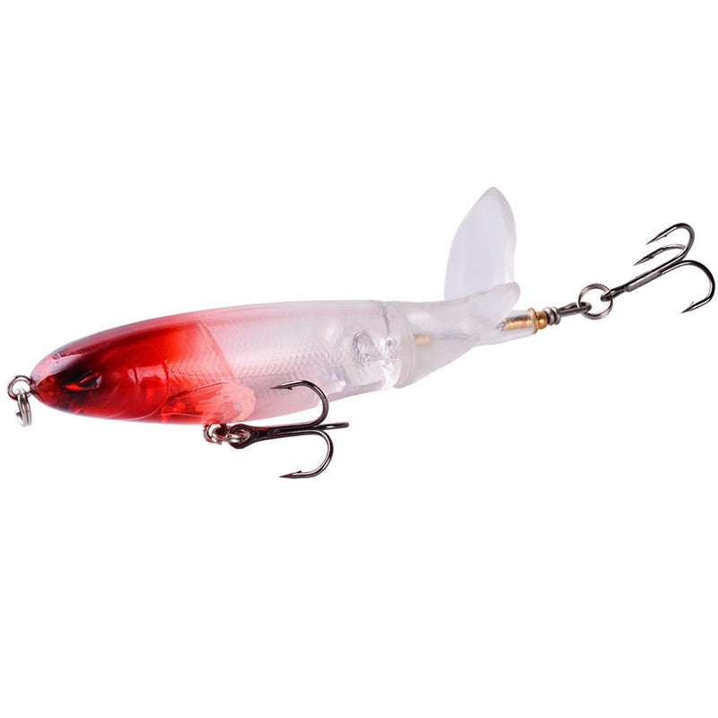 🎣💦 Oberflächenköder mit Propeller – Wobbler/Popper, Schwimmend, Ideal für Raubfischangeln
