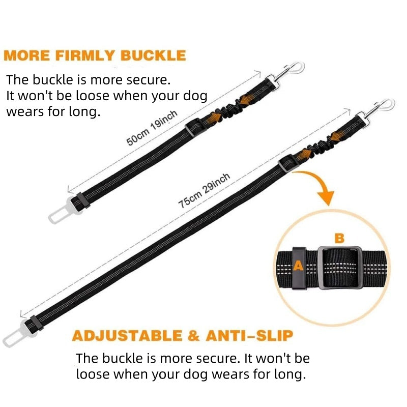 Verstellbarer Hundesicherheitsgurt fürs Auto