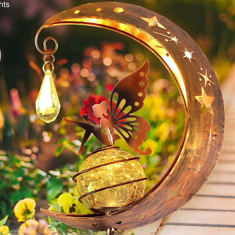 Solar Gartenstecker „Blumenfee“ – LED Gartenleuchte für Rasen, Garten & Terrasse🧚‍♀️🌸