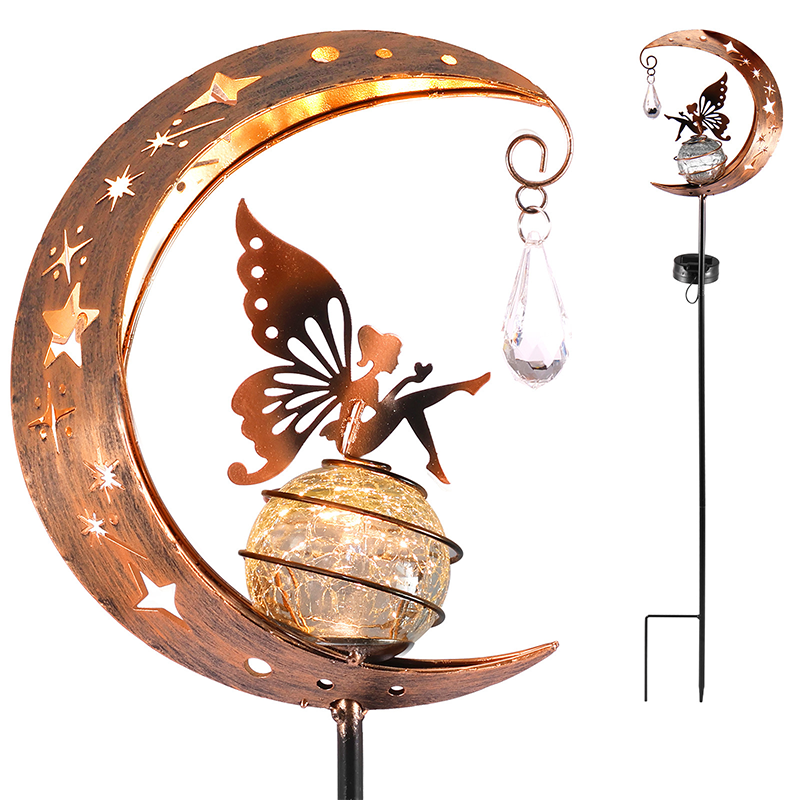 Solar Gartenstecker „Blumenfee“ – LED Gartenleuchte für Rasen, Garten & Terrasse🧚‍♀️🌸