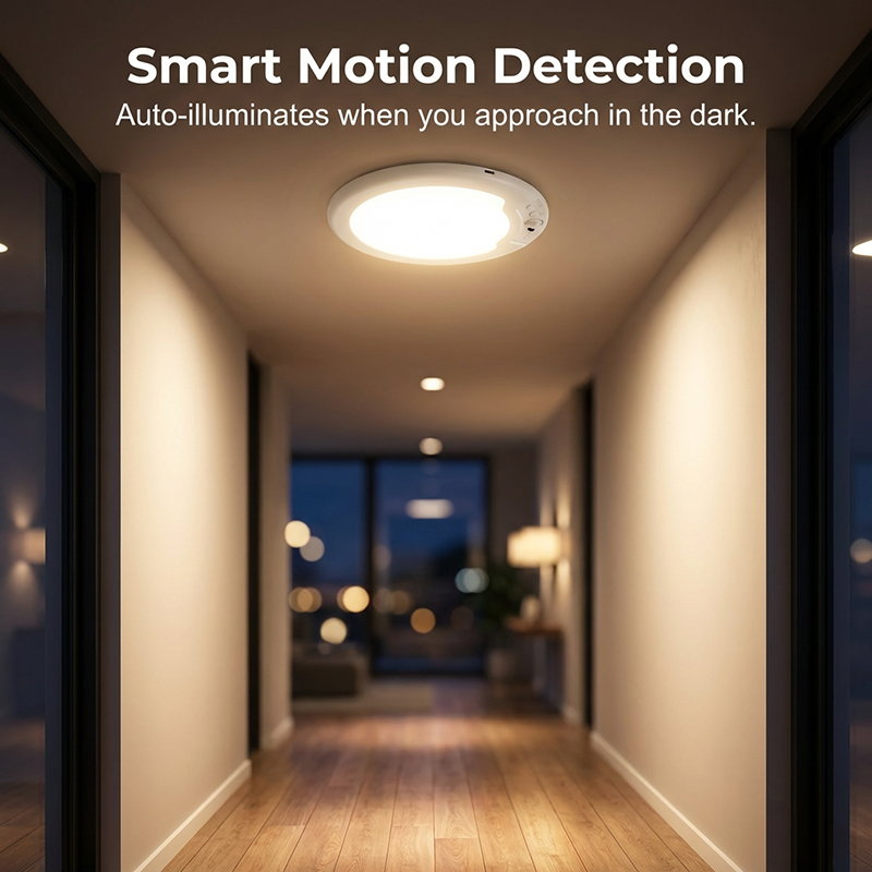 💡 50% Rabatt – Wiederaufladbare LED-Deckenleuchte mit Bewegungssensor & Sprachsteuerung, ohne Schalter