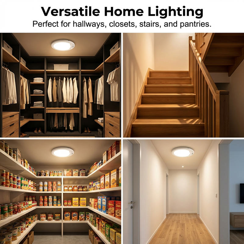 💡 50% Rabatt – Wiederaufladbare LED-Deckenleuchte mit Bewegungssensor & Sprachsteuerung, ohne Schalter