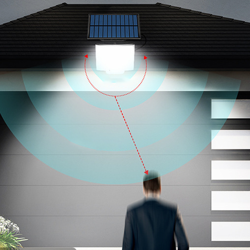 🛍️ 50 % Rabatt – Solar-Sensor-Wandleuchte mit 106 LEDs – wasserdicht, fernbedienbar & mit Bewegungsmelder – energiesparend für Garten, Hof & Eingang ☀️