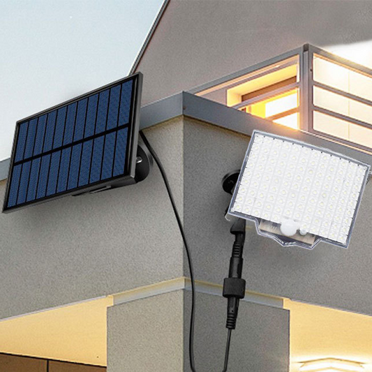 🛍️ 50 % Rabatt – Solar-Sensor-Wandleuchte mit 106 LEDs – wasserdicht, fernbedienbar & mit Bewegungsmelder – energiesparend für Garten, Hof & Eingang ☀️