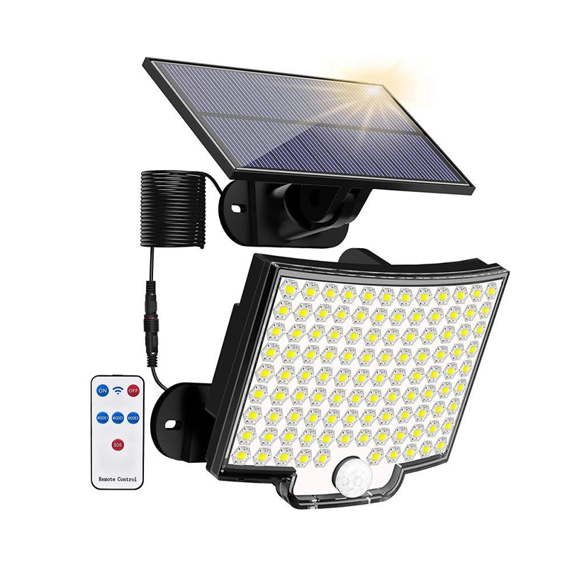🛍️ 50 % Rabatt – Solar-Sensor-Wandleuchte mit 106 LEDs – wasserdicht, fernbedienbar & mit Bewegungsmelder – energiesparend für Garten, Hof & Eingang ☀️