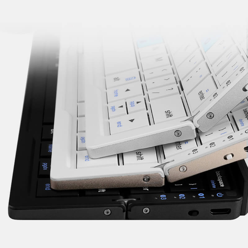 ⌨️📱 Faltbare Bluetooth Tastatur – Kabellos, Mini & Leise, Kompatibel mit Smartphone & iPad