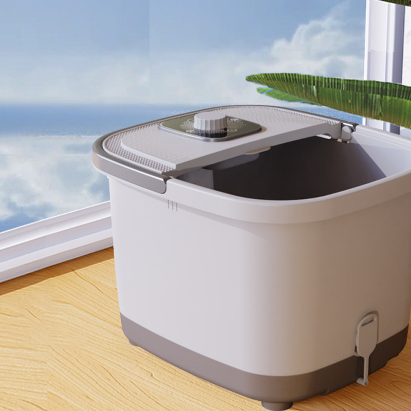 🛁🌡️ Automatisches Fußbad mit Wärme & Massage – Vollautomatisch, Rollmassage für entspannende Fußpflege