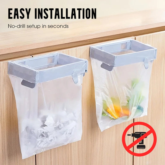 🗑️ Faltbarer Müllbeutelhalter – klemmfix ohne Bohren, geeignet für Küche, Bad & unterwegs, einfach & praktisch 🏠