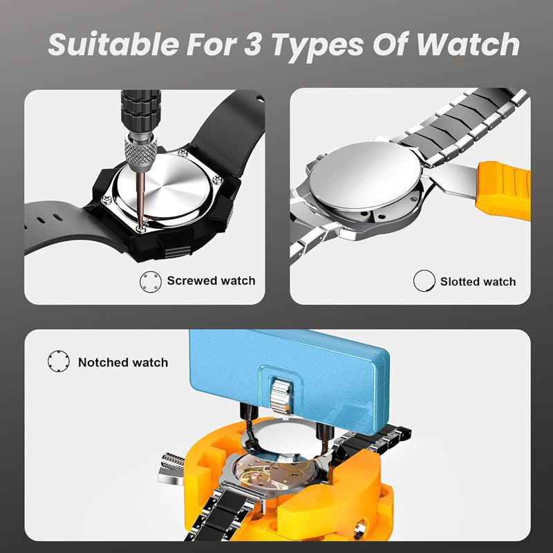 🕰️🔧 Professionelles Werkzeugset für die Uhrenreparatur – 13-in-1, Präzisionswerkzeuge & Ideal Für Uhr- & Brillenreparaturen 🛠️