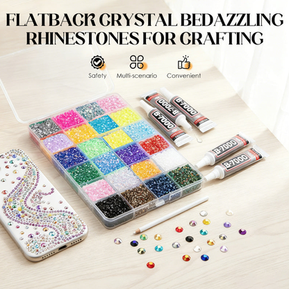 🎨 50 % Rabatt! 💎DIY Strassstein-Set – Dekorative Schmucksteine für Karten, Kleidung & Bastelarbeiten