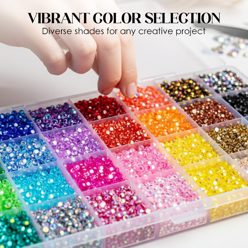 🎨 50 % Rabatt! 💎DIY Strassstein-Set – Dekorative Schmucksteine für Karten, Kleidung & Bastelarbeiten