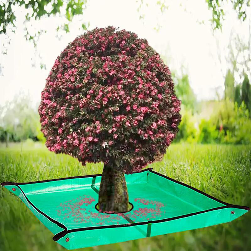 78.7"X78.7" Landscape Tarp for Trimming with 12-inch Hole