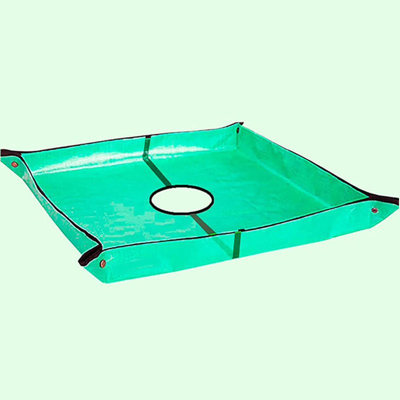 78.7"X78.7" Landscape Tarp for Trimming with 12-inch Hole