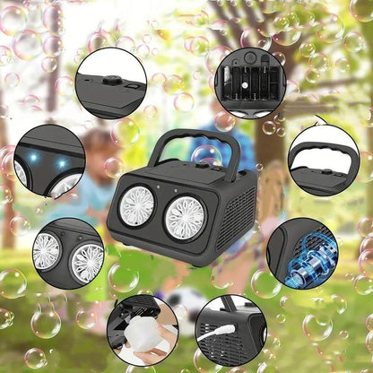 ⏰🔥 Letzter Tag – 50% Rabatt🫧🎉 Elektrische Seifenblasenmaschine – Tragbar, Automatisch, Mehrfachdüsen, Ideal für Hochzeit & Party