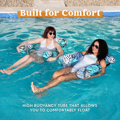 ⏰ 50 % RABATT – Nur für kurze Zeit ✨Aufblasbarer Floating Chair 🏖️ Komfortabler Wassersessel für Pool und Strand