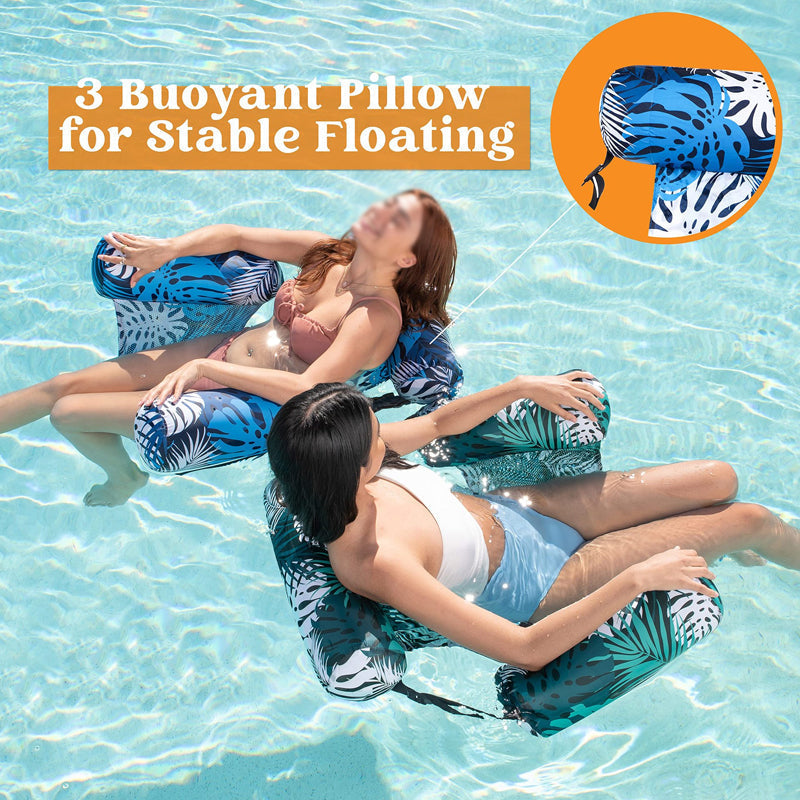 ⏰ 50 % RABATT – Nur für kurze Zeit ✨Aufblasbarer Floating Chair 🏖️ Komfortabler Wassersessel für Pool und Strand