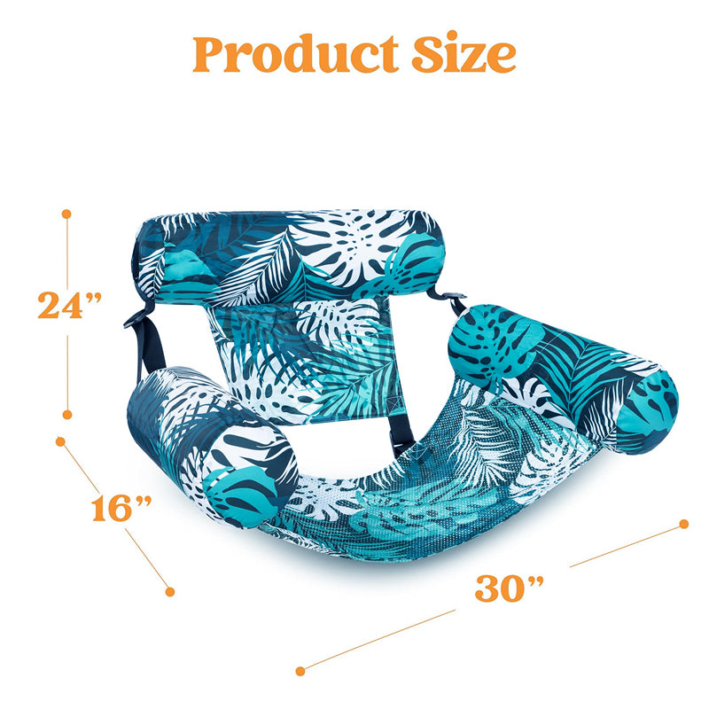 ⏰ 50 % RABATT – Nur für kurze Zeit ✨Aufblasbarer Floating Chair 🏖️ Komfortabler Wassersessel für Pool und Strand