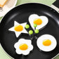 Eierbratform für Herz- und Kreis-Design – Ideal für Spiegeleier und DIY-Reisbällchen🍳❤️