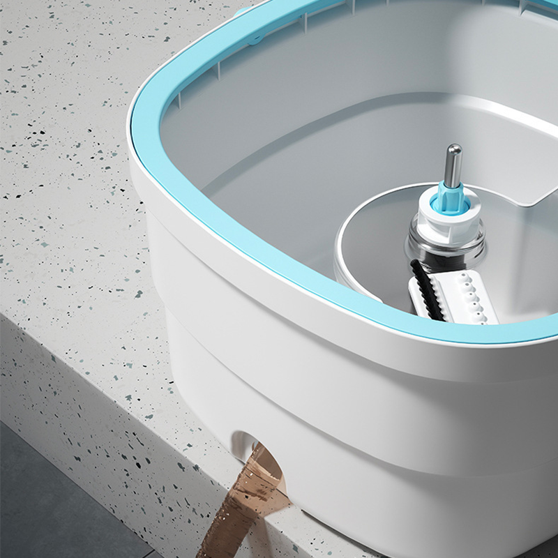 Wischmopp-Set mit Eimer und Rotationssystem, Selbstreinigung und getrennte Schmutz-/Frischwasserfunktion – praktisch für den Haushalt 🧼🪣