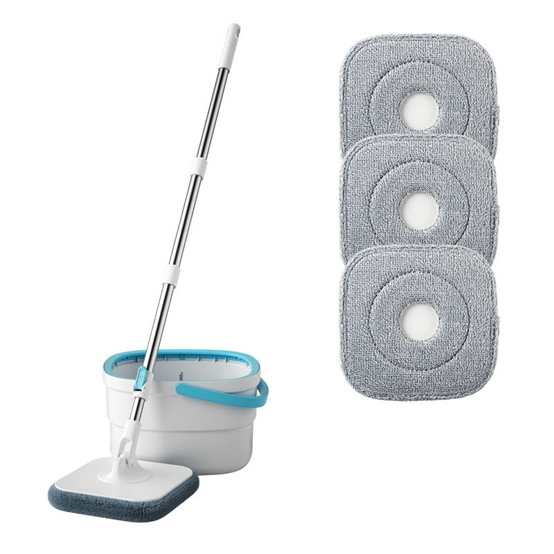Wischmopp-Set mit Eimer und Rotationssystem, Selbstreinigung und getrennte Schmutz-/Frischwasserfunktion – praktisch für den Haushalt 🧼🪣