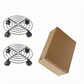🪴🛞 Pflanzenroller aus Metall – Mit Rollen & Bremse, Hohe Tragkraft, Mobiler Blumenständer