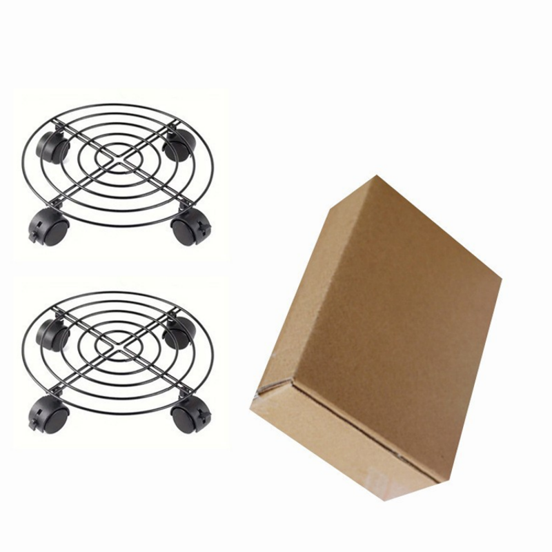 🪴🛞 Pflanzenroller aus Metall – Mit Rollen & Bremse, Hohe Tragkraft, Mobiler Blumenständer