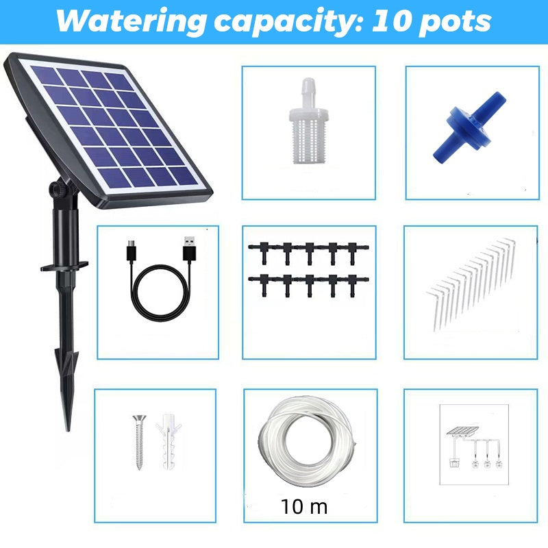 🌞💧 Solar-Blumenbewässerer – Intelligentes 3W Outdoor-Gießsystem, Komplettgerät