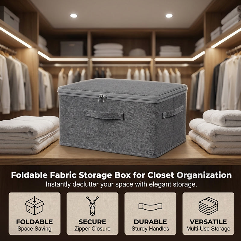 Faltbare Aufbewahrungsbox aus Stoff