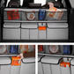 🛍️ 50 % Rabatt – Vielseitiger Kofferraum-Organizer mit Netzfächern – hängend, robust & praktisch für Auto, SUV & Familie 🚗
