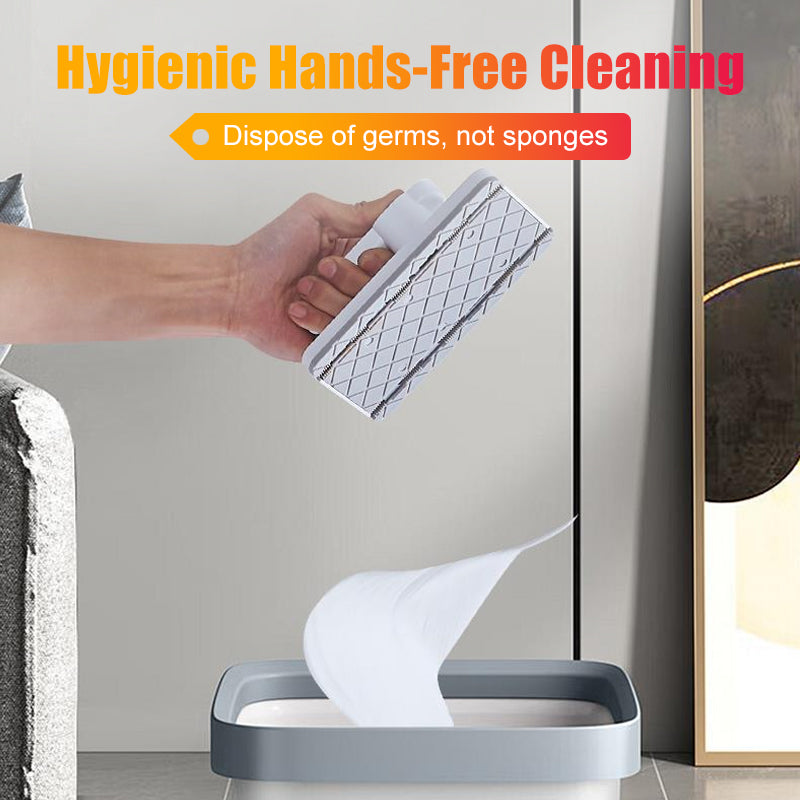 🏠 Vielseitiger Handwischer – geeignet für Glas, Staub & Flüssigkeiten, inkl. ausziehbarem Griff & waschbarem Mikrofaserpad, ideal für den täglichen Gebrauch🧹