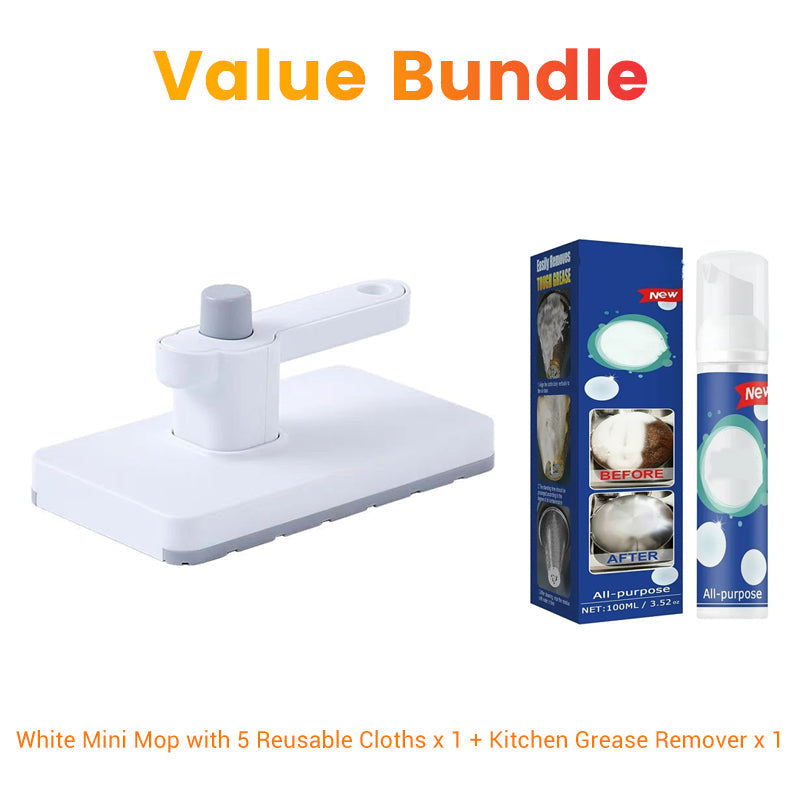 🏠 Vielseitiger Handwischer – geeignet für Glas, Staub & Flüssigkeiten, inkl. ausziehbarem Griff & waschbarem Mikrofaserpad, ideal für den täglichen Gebrauch🧹