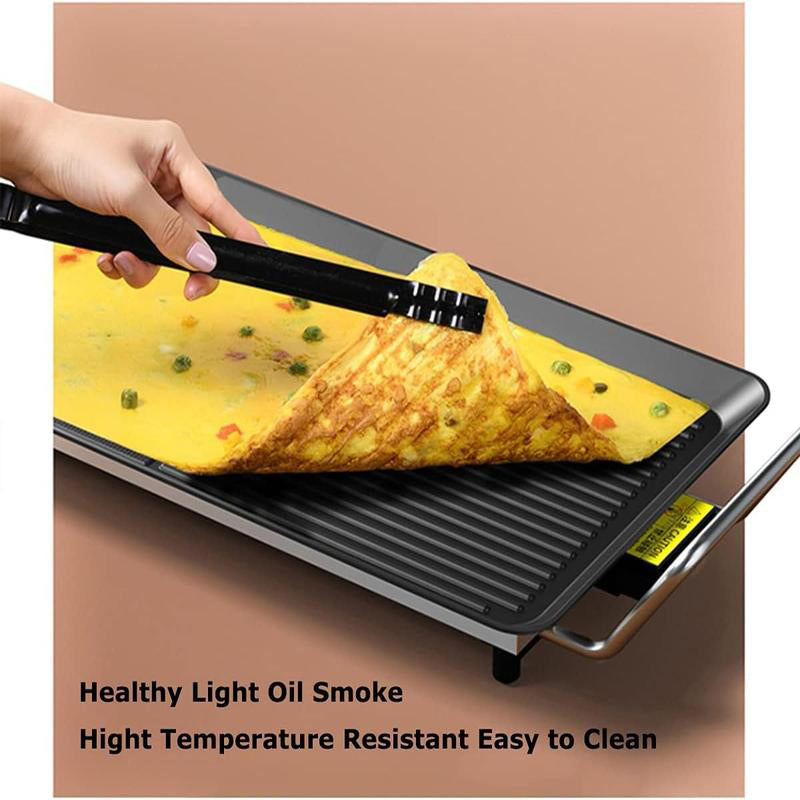 Elektrischer Tischgrill mit Antihaftbeschichtung – raucharmer Mehrfunktions-Grill für den Innenbereich🥩🔥