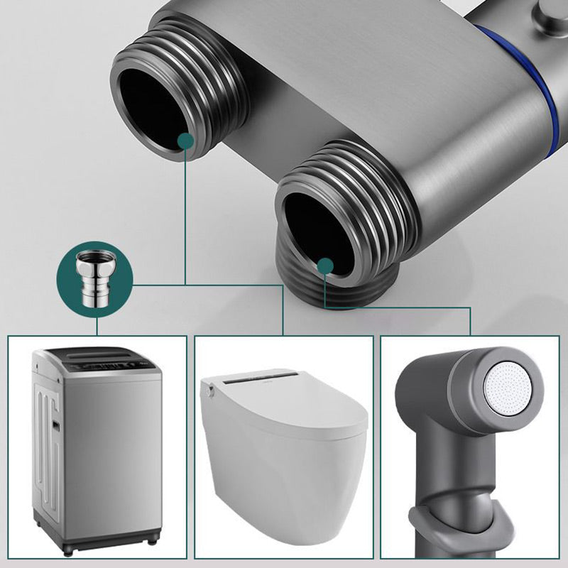 🚽 50 % Rabatt! WC Bidet Dusche Set mit Doppelventil – Hygienische Handbrause für Toilette & Badezimmer