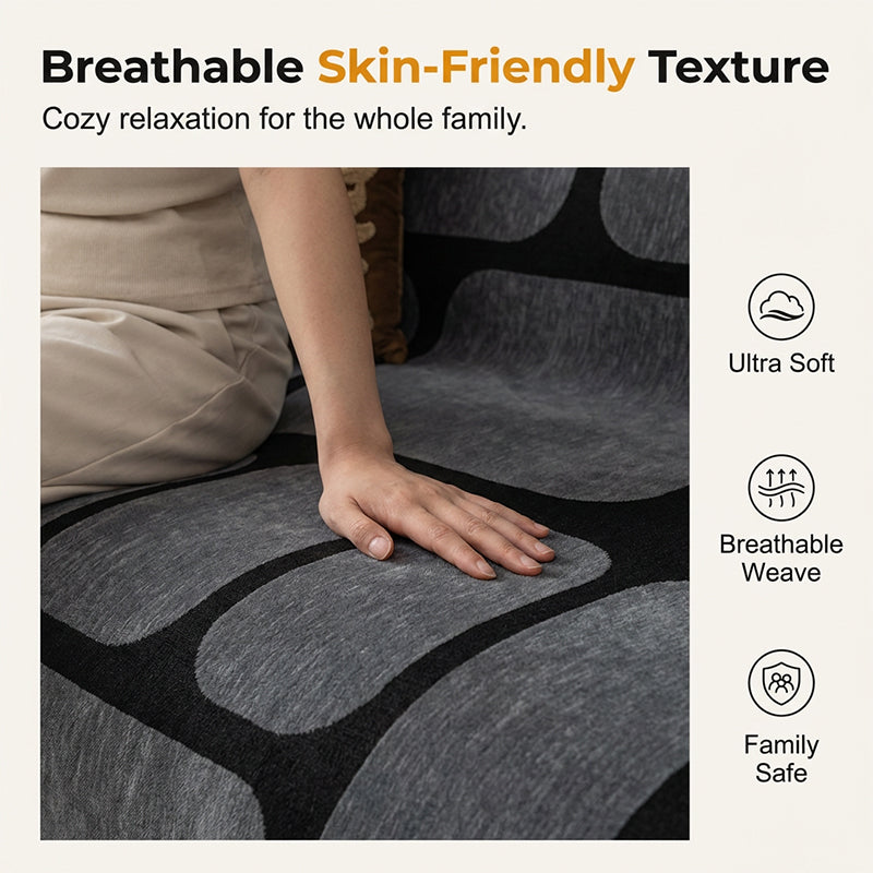 Hochwertiger Chenille Sofabezug – Dick und Rutschfest, für Alle Jahreszeiten, Pflegeleicht und Strapazierfähig🛋️✨