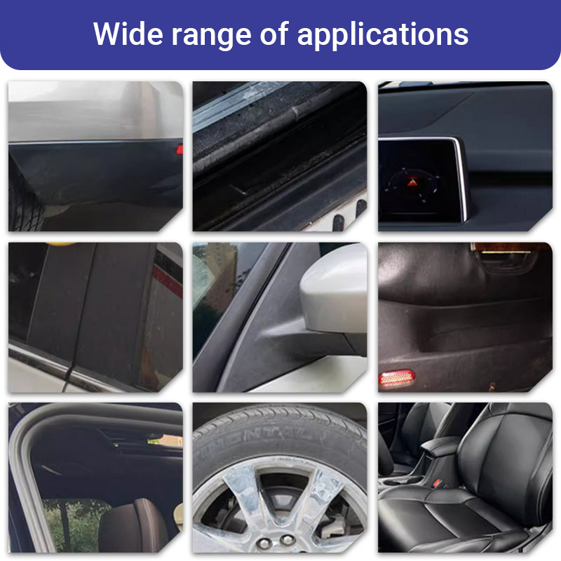 Kunststoff- & Lederpflege für Auto – Auffrischer für Kunststoff, Gummi und Leder mit Schutzversiegelung🚗✨
