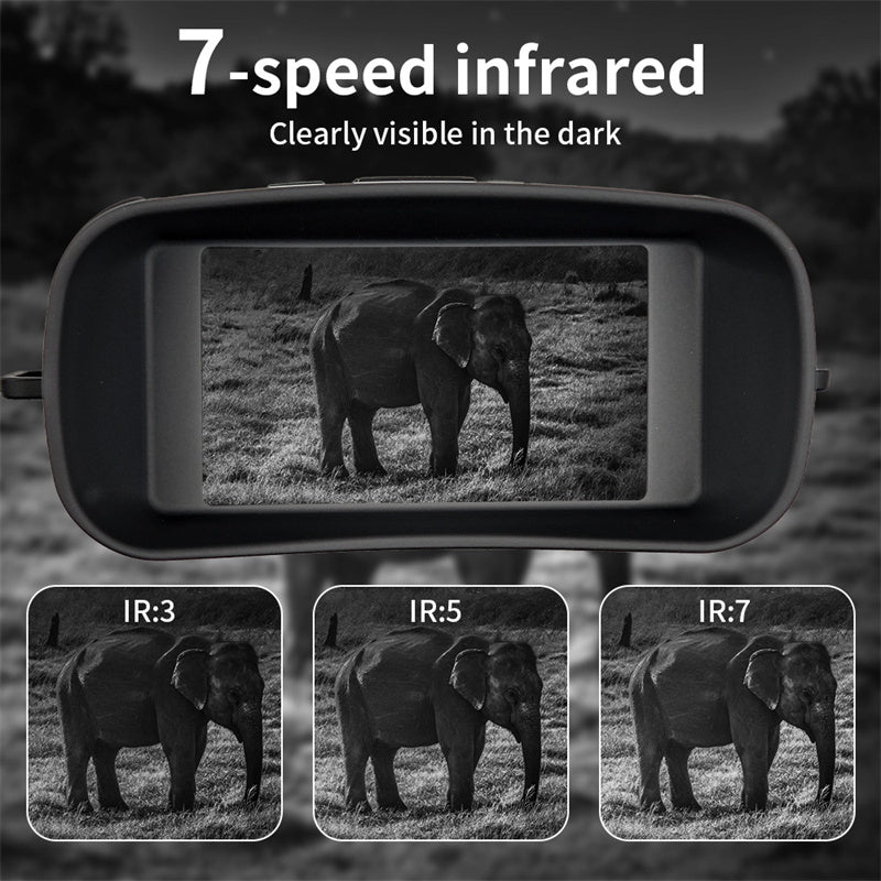 HD-Nachtsichtgerät mit großem Bildschirm – binokular, tragbar & aufnahmefähig (Foto/Video) – ideal für Outdoor, Tierbeobachtung & Sicherheit📹🌙