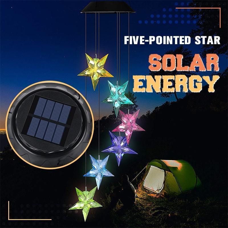 🦋 50 % Rabatt! Solar-Schmetterling Windspiel mit LED – Farbwechselnde Gartenleuchte für Balkon, Terrasse & Garten