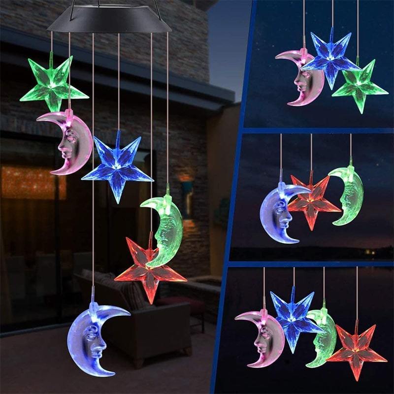 🦋 50 % Rabatt! Solar-Schmetterling Windspiel mit LED – Farbwechselnde Gartenleuchte für Balkon, Terrasse & Garten