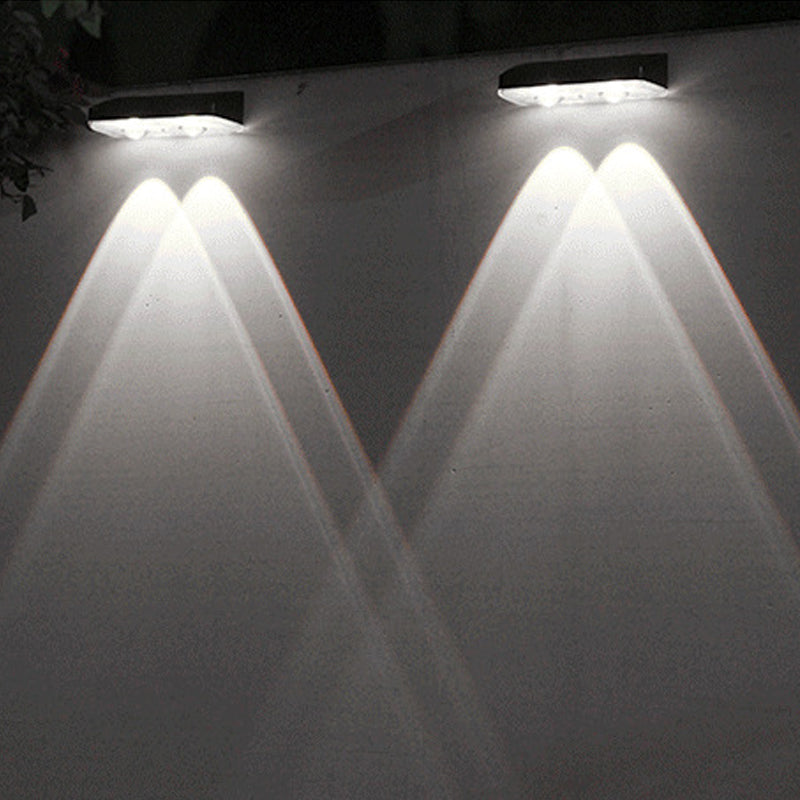 Solar-Wandleuchte für Garten & Terrasse – 3-in-1 Farbtemperatur einstellbar – dekorativ für Zaun, Mauer & Außenbereich🌞💡