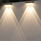 Solar-Wandleuchte für Garten & Terrasse – 3-in-1 Farbtemperatur einstellbar – dekorativ für Zaun, Mauer & Außenbereich🌞💡