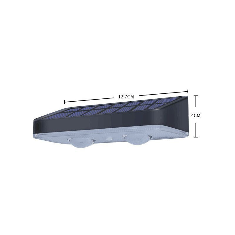 Solar-Wandleuchte für Garten & Terrasse – 3-in-1 Farbtemperatur einstellbar – dekorativ für Zaun, Mauer & Außenbereich🌞💡