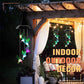Solar LED Windspiel mit Schmetterlingen – Farbwechselnd, Herzdesign für Garten und Balkon🦋🌈