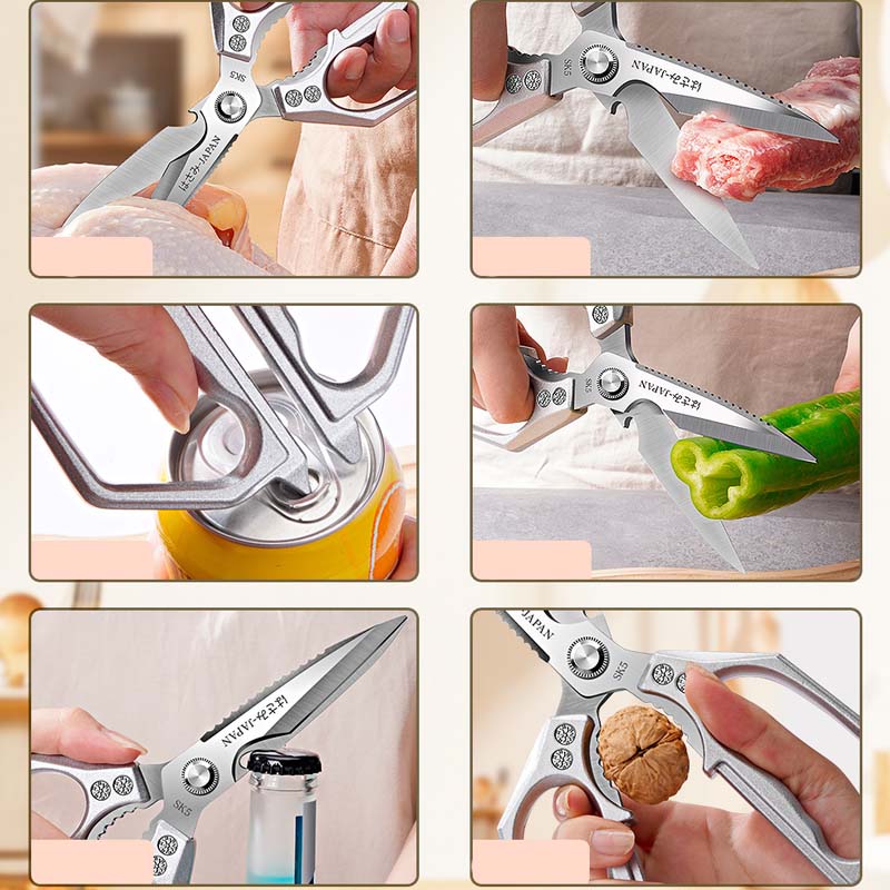 🍗✂️ Hähnchenschere aus Aluminium – Leistungsstarke Küchenschere zum Schneiden von Geflügel und Knochen