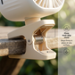 Kabelloser Auto Ventilator ❄️ Clip-Design & Leistungsstarke Kühlung für Unterwegs