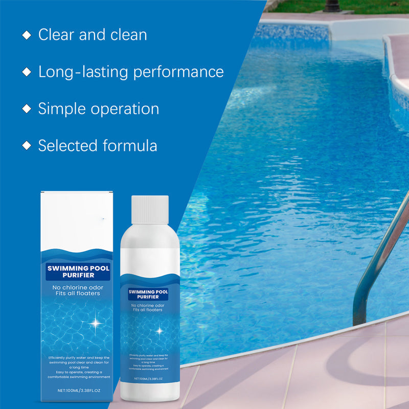 Schwimmbadreinigungsflüssigkeit – effektiv gegen Algen & Trübungen – für klare, hygienisch saubere Becken – ideal für Aufstell- & Folienbecken🏊‍♂️💧