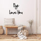Boho-Wanddekor aus Holz – Buchstaben-Schild mit „LOVE YOU“ & „BYE“ – stilvolle Dekoration für Zuhause, Wohnzimmer & Schlafzimmer💕🏡