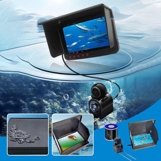 Fischfinder mit Unterwasserkamera – HD-Display, Nachtsicht – für Eis- & Meeresangeln🎣📷