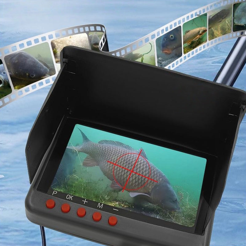 Fischfinder mit Unterwasserkamera – HD-Display, Nachtsicht – für Eis- & Meeresangeln🎣📷